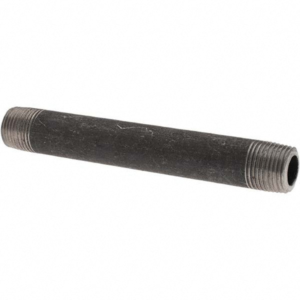 Black Pipe Nipple: 3/8