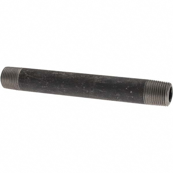 Black Pipe Nipple: 3/8