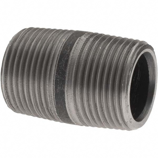 Black Pipe Nipple: 3/4