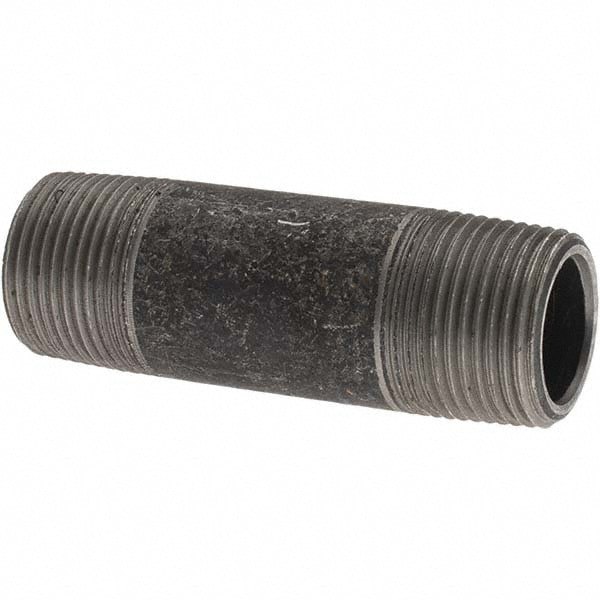 Black Pipe Nipple: 3/4
