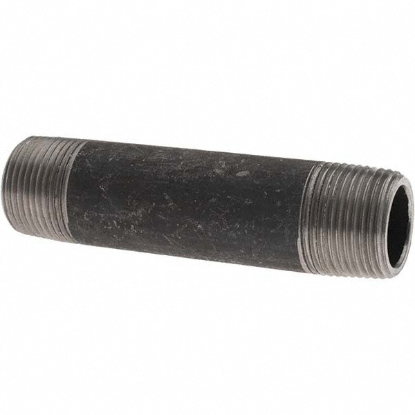 Black Pipe Nipple: 3/4