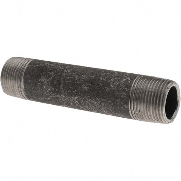 Black Pipe Nipple: 3/4