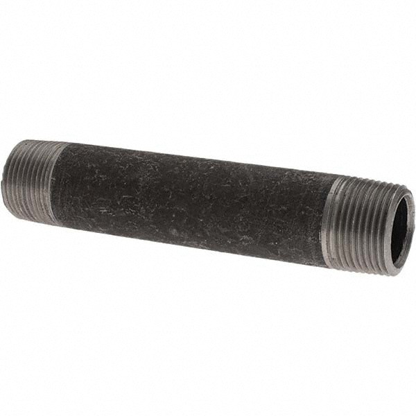Black Pipe Nipple: 3/4