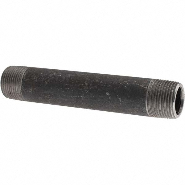 Black Pipe Nipple: 3/4