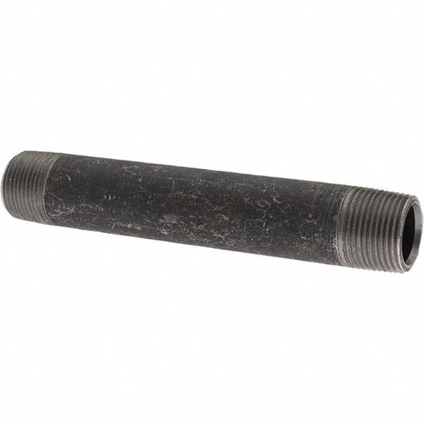 Black Pipe Nipple: 3/4