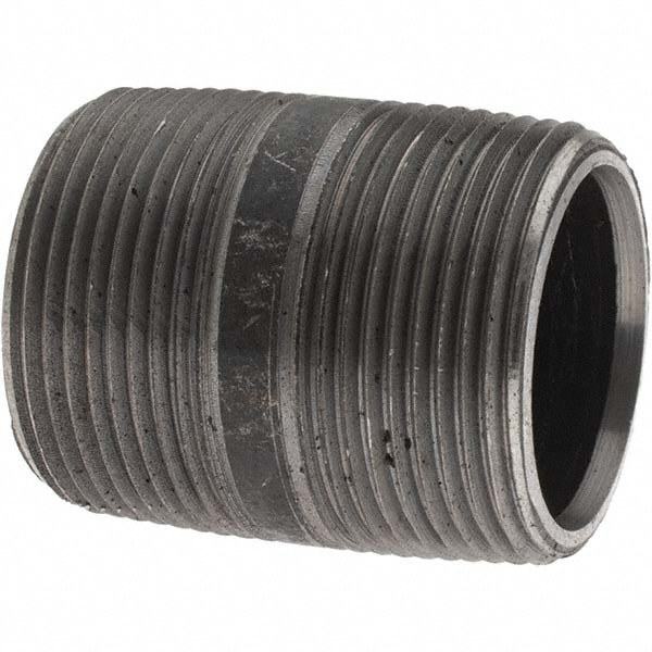 Black Pipe Nipple: 1-1/4