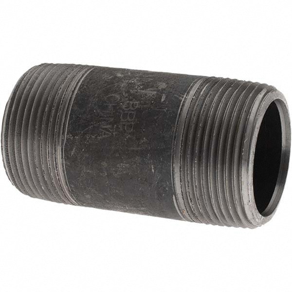 Black Pipe Nipple: 1-1/4