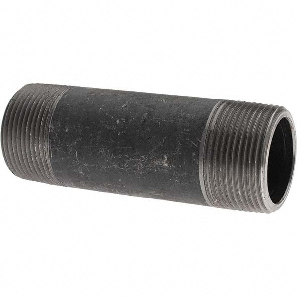 Black Pipe Nipple: 1-1/4
