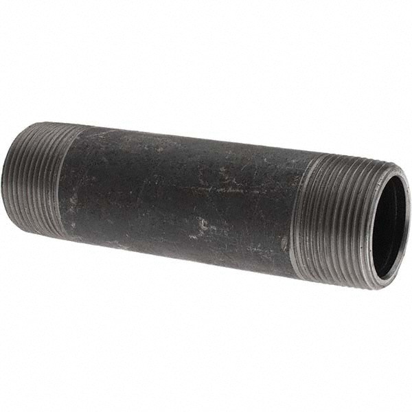Black Pipe Nipple: 1-1/4