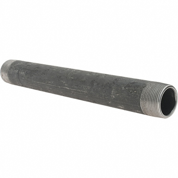 Black Pipe Nipple: 1-1/4