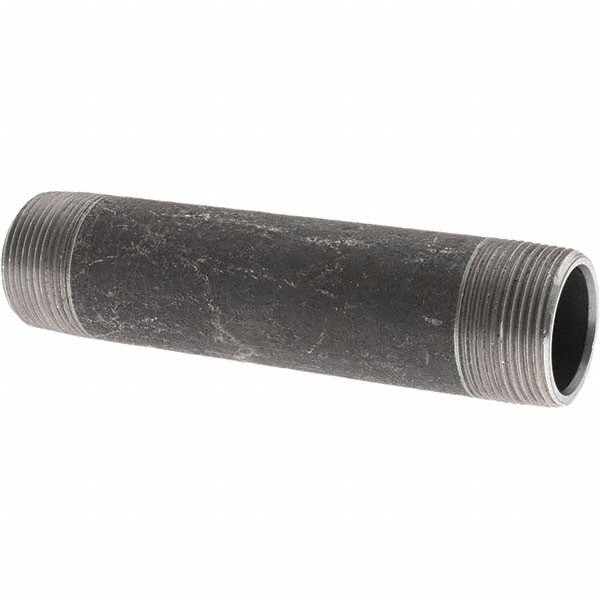 Black Pipe Nipple: 1-1/4
