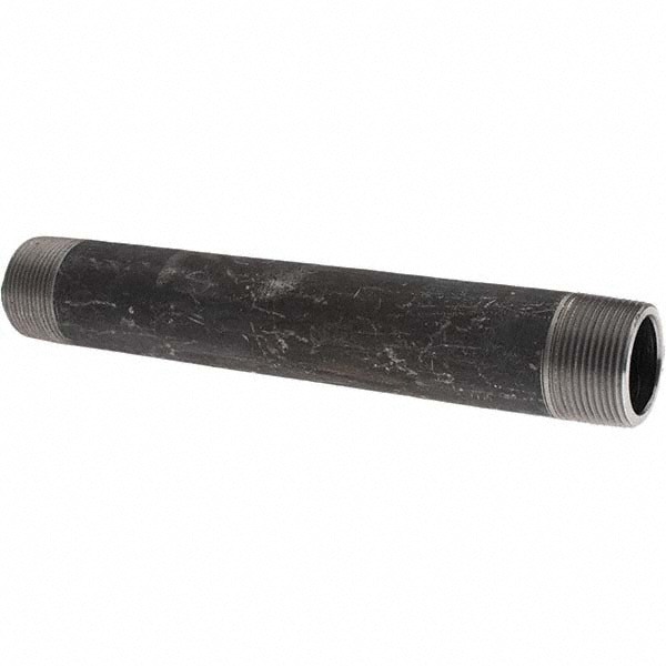 Black Pipe Nipple: 1-1/4