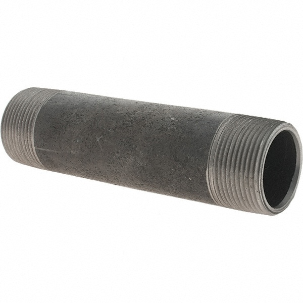Black Pipe Nipple: 1-1/4