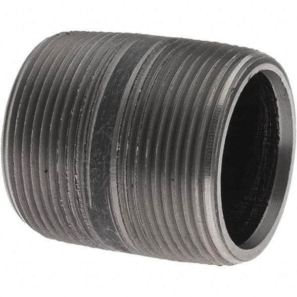 Black Pipe Nipple: 1-1/2