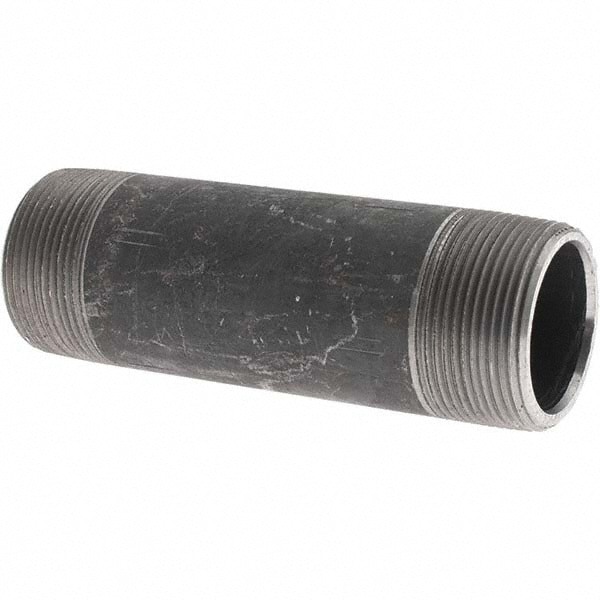 Black Pipe Nipple: 1-1/2