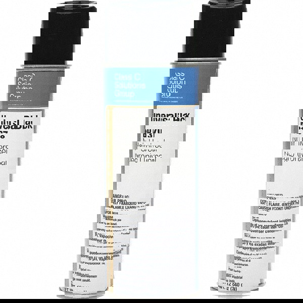 Enamel Spray Paint: Black, Gloss, 16 oz