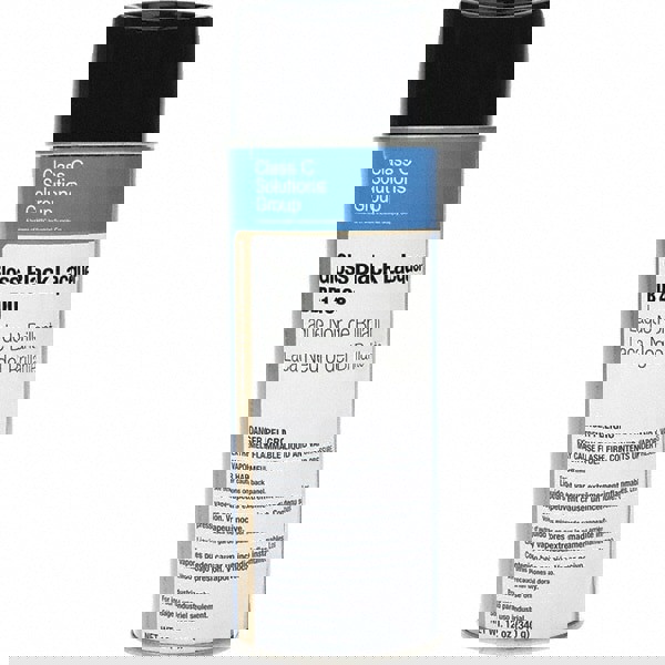 Lacquer Spray Paint: Black, Gloss, 16 oz