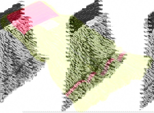 Wet Mop Loop: Side Loading, Large, Green Mop, Polyethylene terephthalate