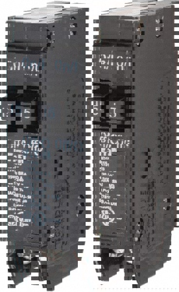 15/15 Amp, 120 VAC, 1 Pole, Plug In Type BD Duplex Circuit Breaker