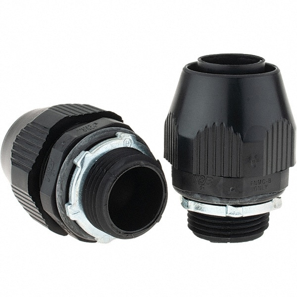 Conduit Connector: For Liquid-Tight, Plastic, 1