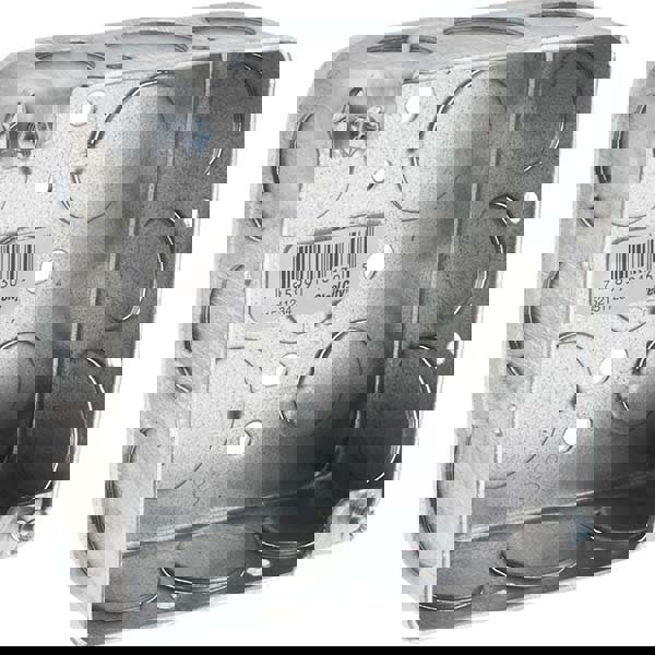 Electrical Junction Box: Steel, Square, 4