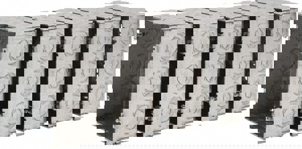 Electrical Junction Box: Steel, Square, 4-11/16