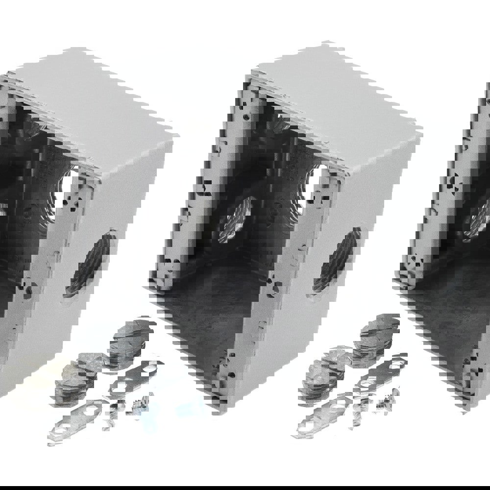 Electrical Outlet Box: Rectangle, 1 Gang