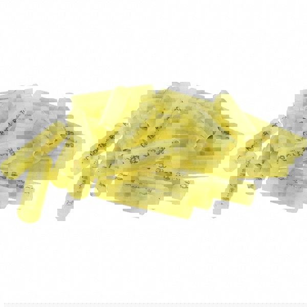 Butt Splice Terminal: Fully Insulated Nylon, Crimp-On Connection