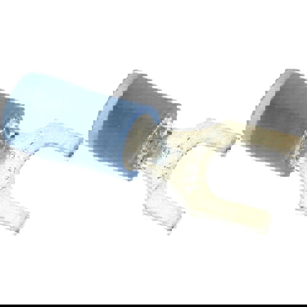 Standard Fork Terminal: Red, Nylon, Partially Insulated, #8 Stud, Crimp