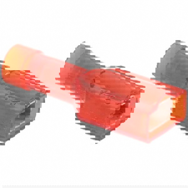 Wire Disconnect: Female, Red, Nylon, 22-18 AWG, 1/4