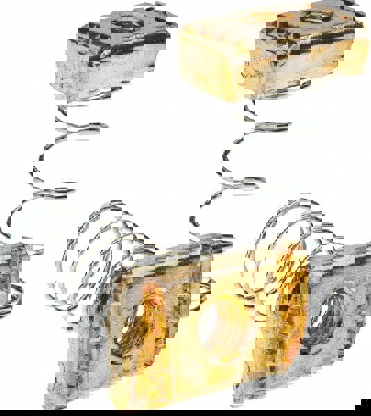 Steel Channel Nut with Spring for 3/8