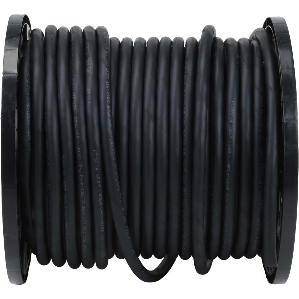 250', 12/3 Gauge/Conductors, Black Outdoor Extension Cord