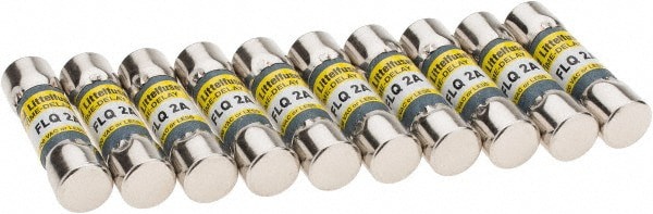 Cartridge Time Delay Fuse: 2 A, 1-1/2