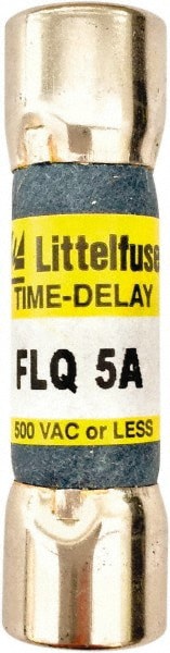 Cartridge Time Delay Fuse: 5 A, 1-1/2