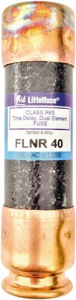 Cartridge Time Delay Fuse: RK5, 40 A, 3