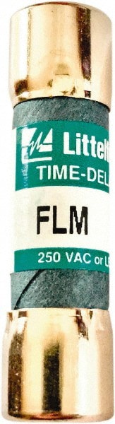 Cartridge Time Delay Fuse: 2.5 A, 1-1/2