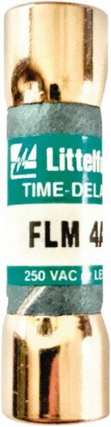 Cartridge Time Delay Fuse: 4 A, 1-1/2