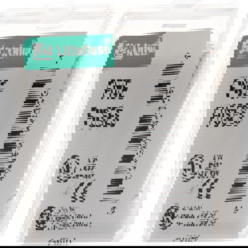 Cartridge Fast-Acting Fuse: 5 A, 1-1/4