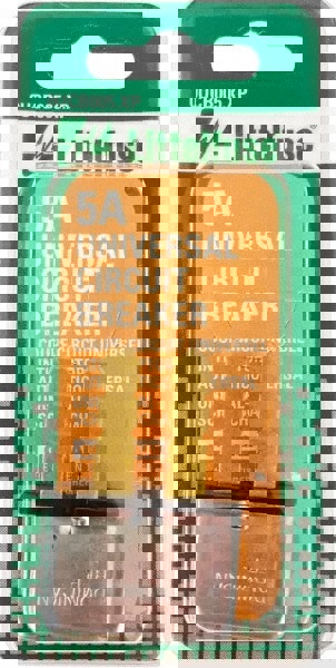 Circuit Breakers; Circuit Breaker Type: Type I Circuit Breaker ; Terminal Connection Type: Snap-off Blade ; Reset Actuator Type: Automatic