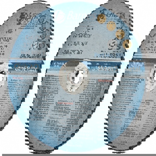 Cut-Off Wheel: Type 1, 3