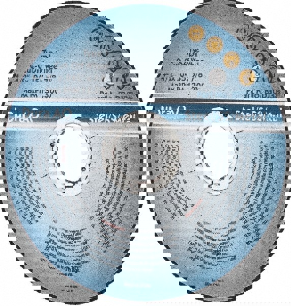 Cutoff Wheel: Type 1, 4-1/2