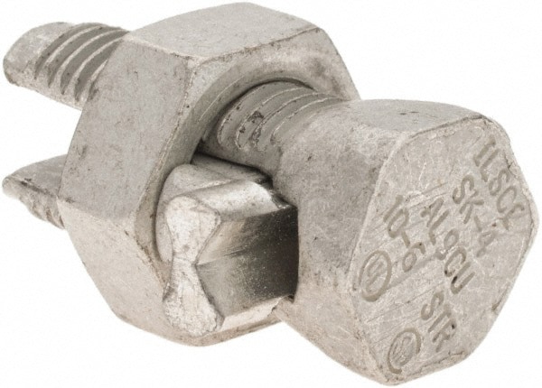 10 to 6 AWG, Aluminum & Copper Wire Compatible, Copper Alloy, Hex Split Bolt Connector