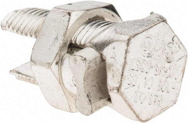 6 (Solid) to 1/0 AWG, Copper Wire Compatible, Silicon Bronze, Hex Split Bolt Connector
