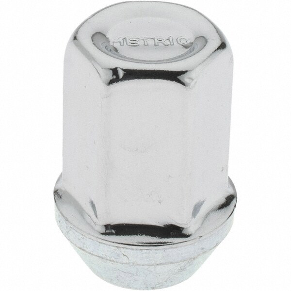 M12-1.5 Stainless Steel Finish Capped Wheel Nut