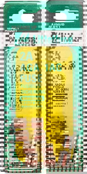 Cartridge Fast-Acting Fuse: 2 A, 5/8