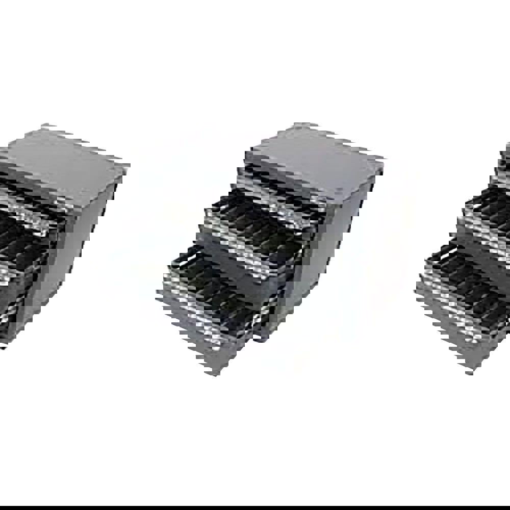 3 Drawer, 1/4-20 to 1-14 Tap Storage