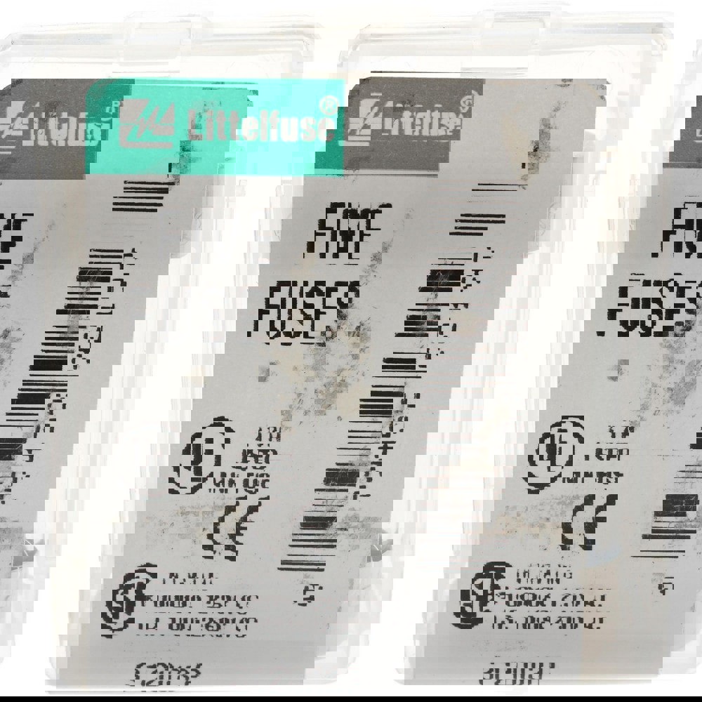 Cartridge Fast-Acting Fuse: 3 A, 1-1/4