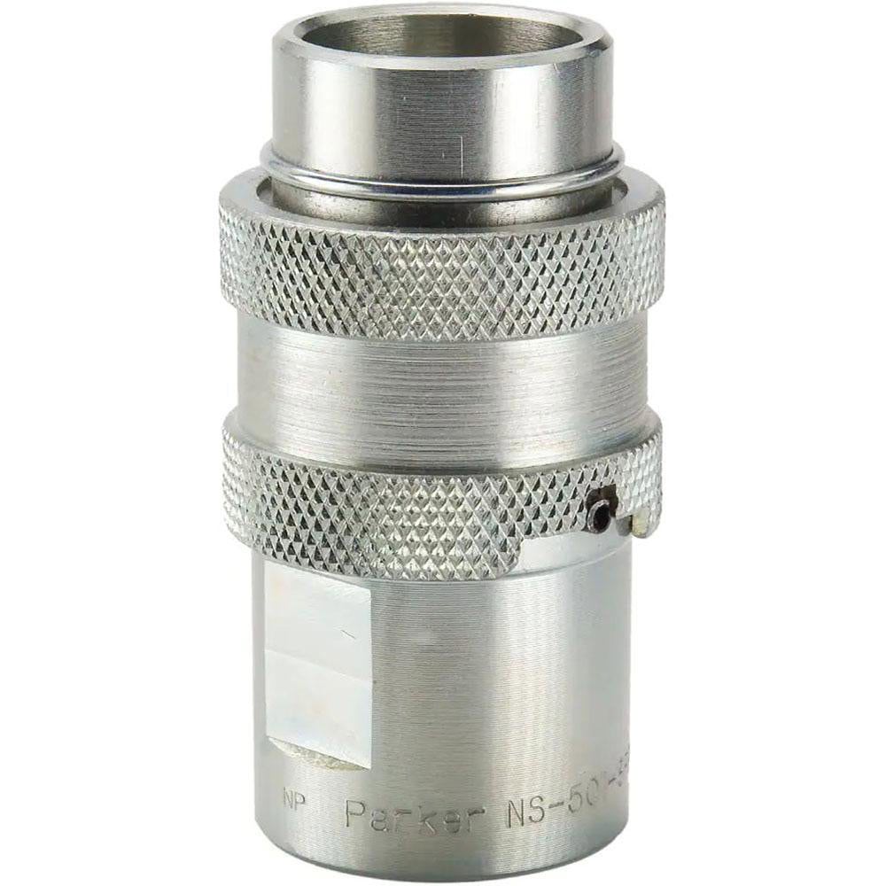 Hydraulic Hose Coupler: 6 mm, 3/8-18, 2,500 psi