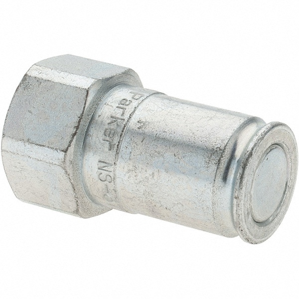 Hydraulic Hose Coupler: 6 mm, 3/8-18, 2,500 psi