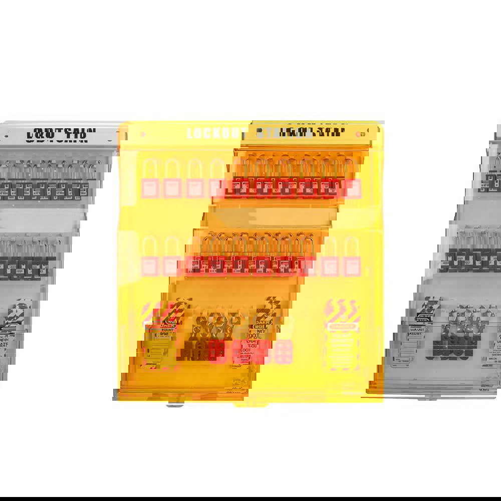 Lockout Device & Tag Station: Equipped, Polycarbonate